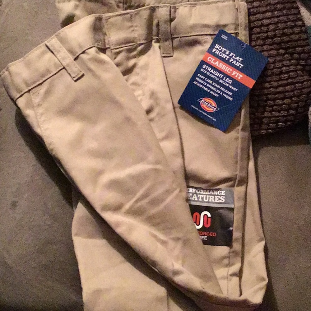 Boys size 7 Dickies uniform pants